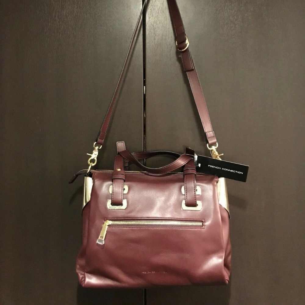 SALE! French Connection Nixon Satchel Handbag Tote